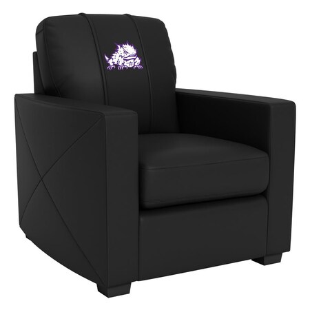Dreamseat Silver Club Chair with TCU Horned Frogs Secondary Logo XZ7759002CHCDBK-PSCOL13806